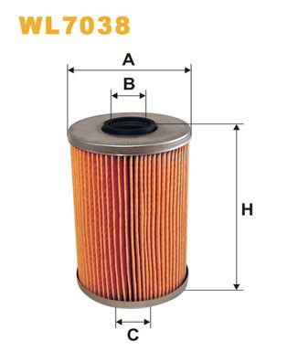 WIX FILTERS Öljynsuodatin WL7038